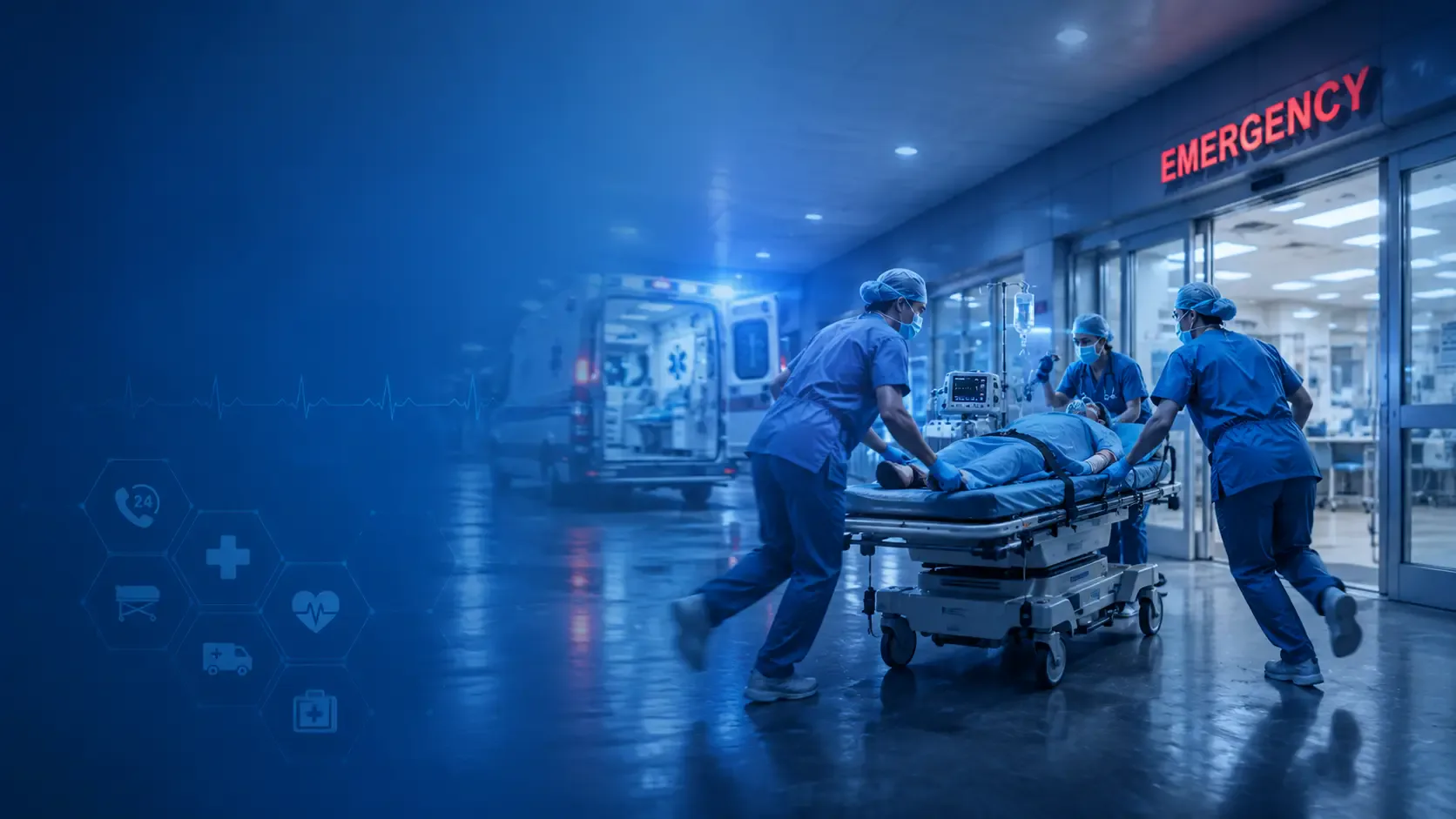 24/7 Accident and Trauma Care Department at Sri Vishudhanand Hospital, Darbhanga