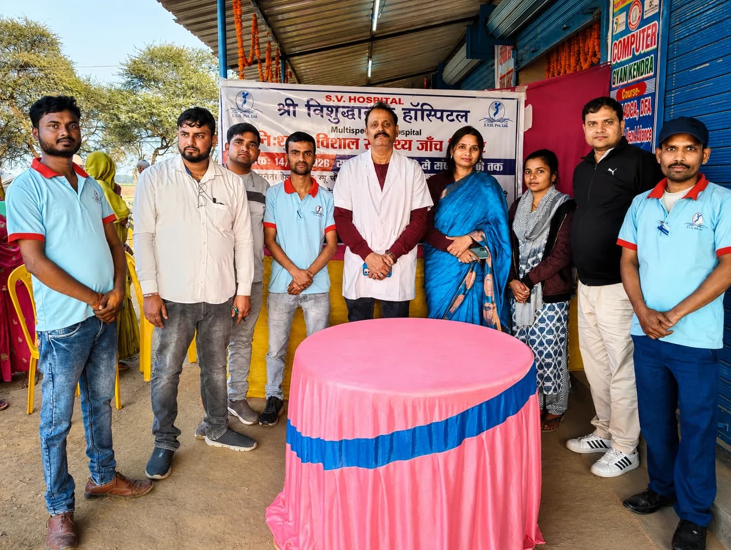 Healthcare awareness and outreach activity by Sri Vishudhanand Hospital